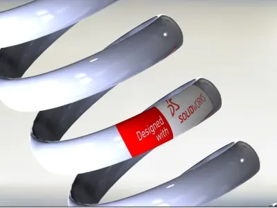 Ressort metal ball Free 3D model