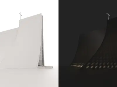 Luce Chapel - IM PEI 3D model