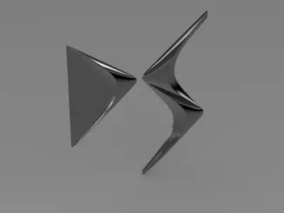 DS logo 3D model