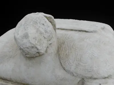 Tortoise statue of turtle 3D model