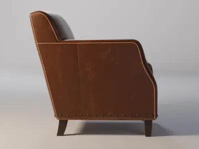 Fairfield Elgin Lounge Chair 3D model