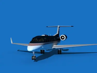 Embraer Legacy 500 V10 3D model