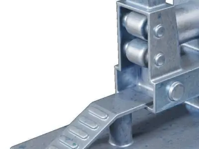 Metallic Food Processing Machine Low-poly 3D model