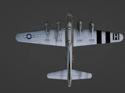 B-17G Flying Fortress Heavens Above 3D model