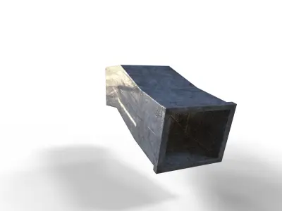 Air ducting Low-poly 3D model