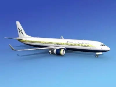 Boeing 737-900ER Nania Air 3D model