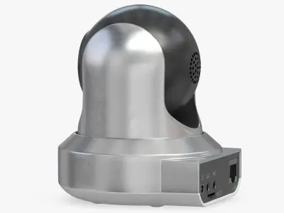 Web Camera 5 Silver 3D model