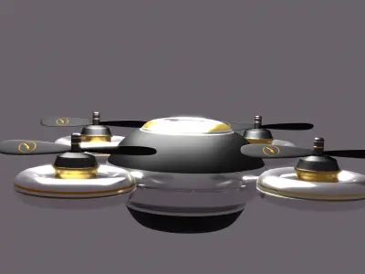 Scifi Drone FTB - 001 3D model