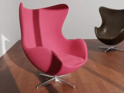 Furniture - Egg Chair Free 3D model
