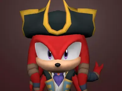 knuckles 3D model