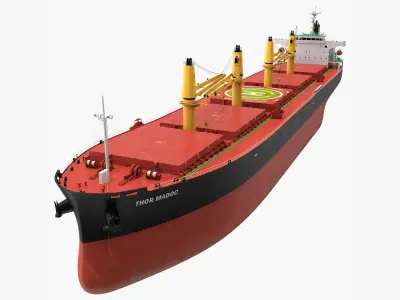Bulk Carrier Ship Thor Madoc 3D model