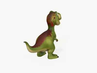 High-Quality Realistic Cute Cartoon Dinosaur 3D model