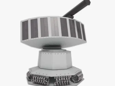 Rheinmetall Chaff decoy launcher 3D model