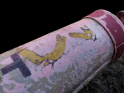 buoy on lawn 3D model