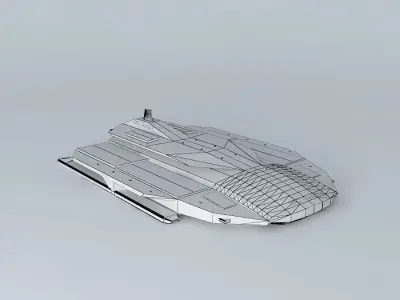 XAC Olympus Space aircraft class Free 3D model