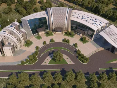 0122 - Architecture Project - 2Ds Drawing - 3Ds Files 3D model