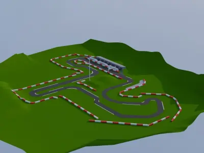 Taas Circuit Free low-poly 3D model