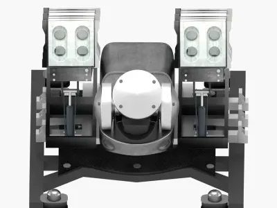 projectile missile launcher  3D model