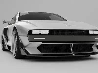 Hyundai N Vision 74 2022 Free low-poly 3D model