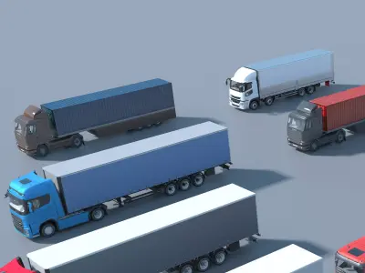 Ultimate Truck   Logistics Vehicle Collection - Max OBJ FBX 3D model