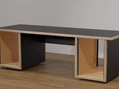 Miller Studio Desk by Path Design Free 3D model