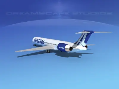 McDonnell Douglas MD-90 Austral 3D model