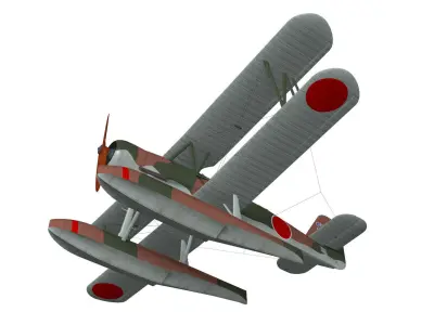 Kawanishi E7K2 Alf 3D model