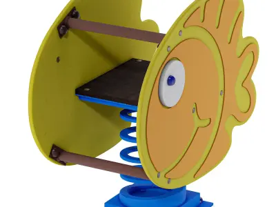 Spring Rocker Fish 3D model