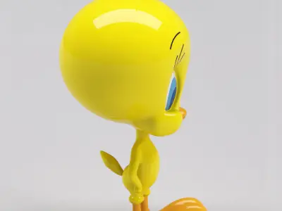 Tweety bird Free 3D model