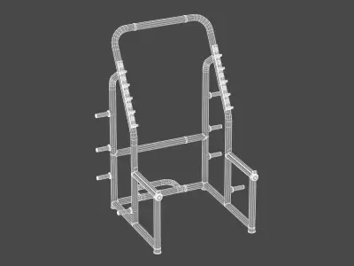 Technogym Rack Squat 3D model