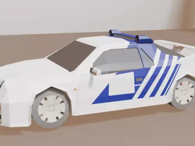 RS200 Rally Car - FREE Low-poly Free 3D model