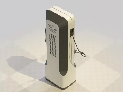 Car Charging Station 3D model