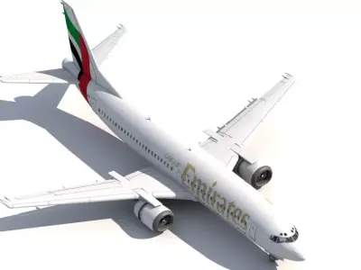 737 400 Emirates 3D model