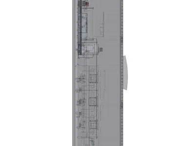 Low voltage main distribution board Free 3D model