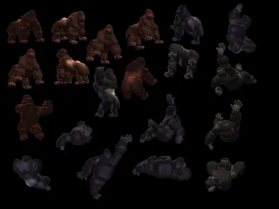 KING KONG Free 3D model