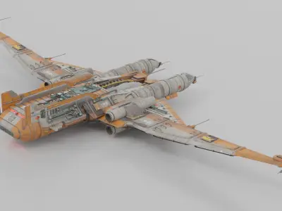 Assault Ship Vehicle 3D model