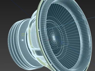 massive loudspeaker 5000w Ground Zero GZPW 18SPL 3D model