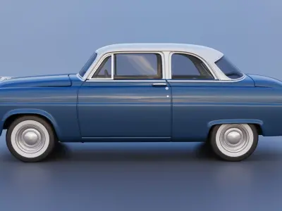 Hudson Jet Coupe 1953 3D print model