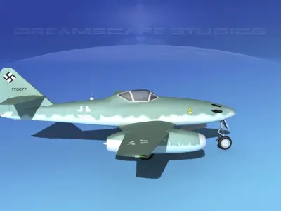 Messerschmitt ME-262A1 Swallow V03 3D model