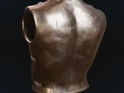 Greek armor Low-poly 3D model