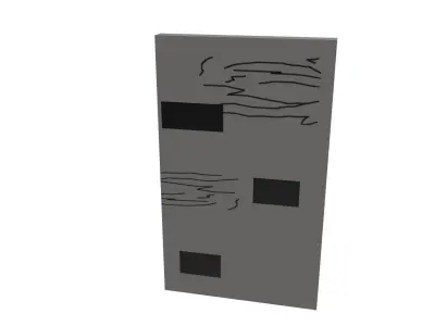 Medieval Set - 2 Towers - Different Walls - Ring Wall - Stones Low-poly 3D model