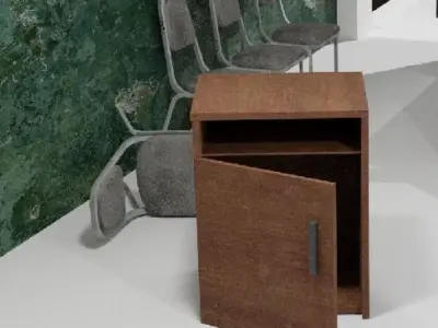 Small Dresser  Free 3D model