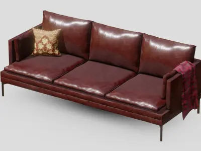 Couch Free low-poly 3D model