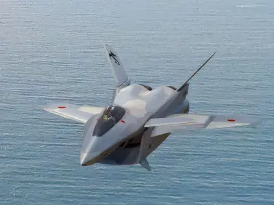 FA-27C Japan Anime Fighter - Rigged with high resolution cocpit Low-poly 3D model