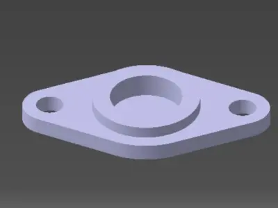 bearings holder D21 B7 d8 3D print model