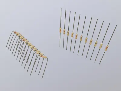 Resistor Low-poly 3D model