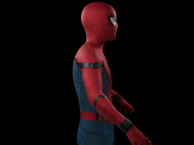 Spider-man Homecoming Stark Tech Suit 3D model Free 3D model