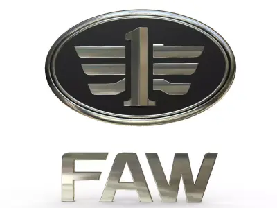 faw logo 3D model