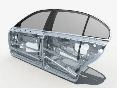 Car Door Structure 03 3D model