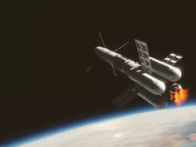 Artemis collection - realistic 3D model of a spaceship 3D model